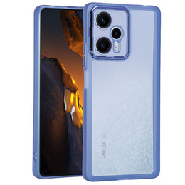 Чoхол до Xiaomi Poco F5, Fusion Hybrid, прозорий / синій