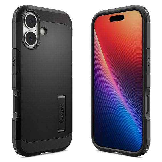 Spigen Чехол для iPhone 17, Tough Armor T MagSafe, черный