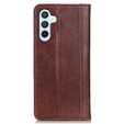 Чехол до Samsung Galaxy A55 5G, Wallet Litchi Leather, коричневый