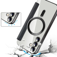 Откидной чехол для Samsung Galaxy S23 FE, RFID Wallet MagSafe CamShield, чёрный