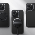 Кевларовий чохол BENKS для iPhone 16 Pro Max, для MagSafe, Carbon Fiber, чорний
