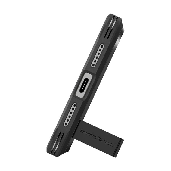 Чехол Spigen для iPhone 17 Pro Max, Tough Armor T Mag MagSafe, черный