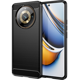 Чoхол до Realme 11 Pro / 11 Pro +, Carbon, чорний