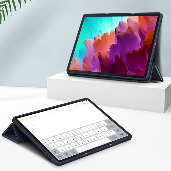 Чохол для Lenovo Tab P12, Smartcase з місцем для стилуса, темно-синій