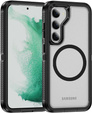 Чехол с рамкой для Samsung Galaxy S23 FE, для MagSafe, прозрачный / черный