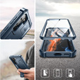 Бронированный чехол для Samsung Galaxy S23, Dexnor Full Body (Two Frames), темно-синий