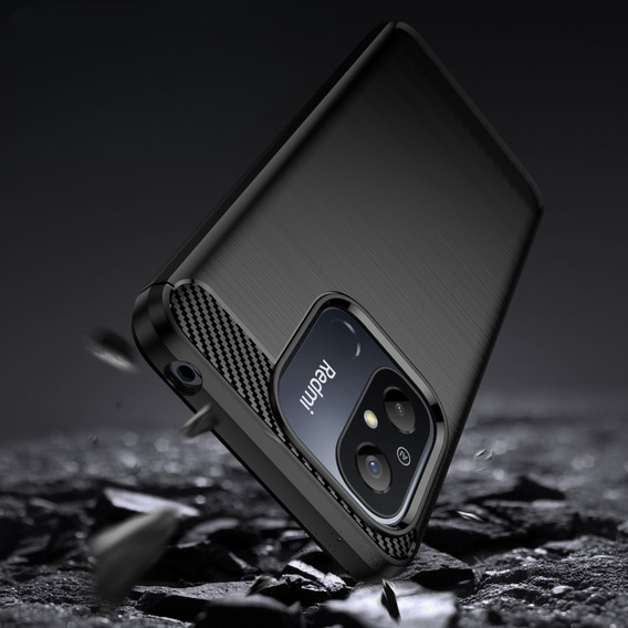 Чoхол до Xiaomi Redmi 12C, Carbon, чорний