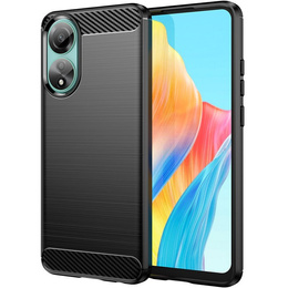 Чехол до Oppo A78 4G, Carbon, чёрный