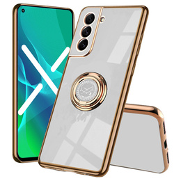 Чoхол до Samsung Galaxy S21 FE, Electro Ring, білий