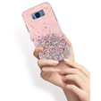 Чехол до Samsung Galaxy S8, Glittery, розовый