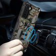 Чехол до Samsung Galaxy S22 5G, Armor Kickstand, зелёный
