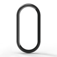 Чехол 2 в 1 + закаленное стекло для Xiaomi Smart Band 10 / 9 / 8, чёрный