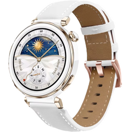 Кожаный ремешок для Samsung Galaxy Watch 42mm - White