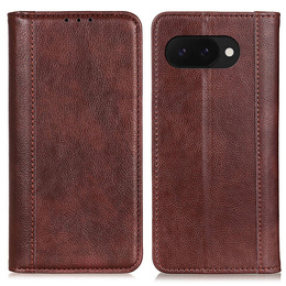 Флип-кейс для Google Pixel 9A, Split Leather, коричневый