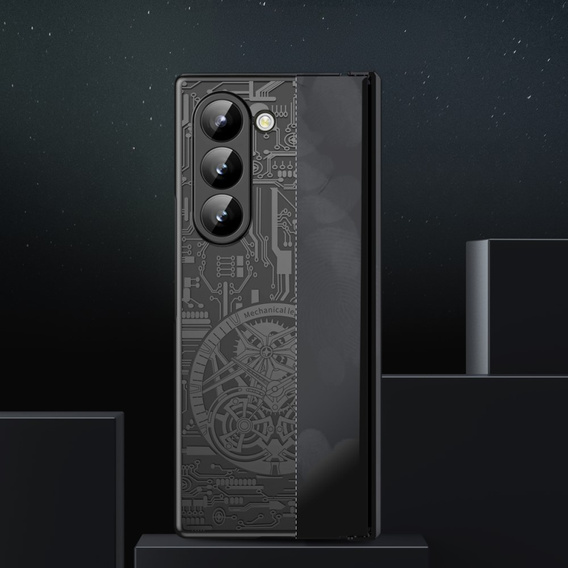 Чехол для Samsung Galaxy Z Fold6 5G, Mechanical Legend, чёрный