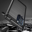 Чехол до Motorola Edge 30 Pro, Carbon, чёрный