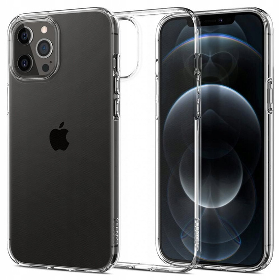 Чехол Spigen до iPhone 12/12 Pro, Liquid Crystal, прозрачный