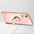 Чехол до Oppo A78 5G, Electro Ring, розовый rose gold