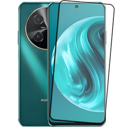 3D загартоване скло для Huawei Nova 12i, чорна рамка
