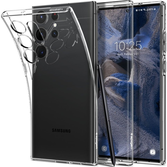 Чехол Spigen до Galaxy S23 Ultra, Liquid Crystal, прозрачный