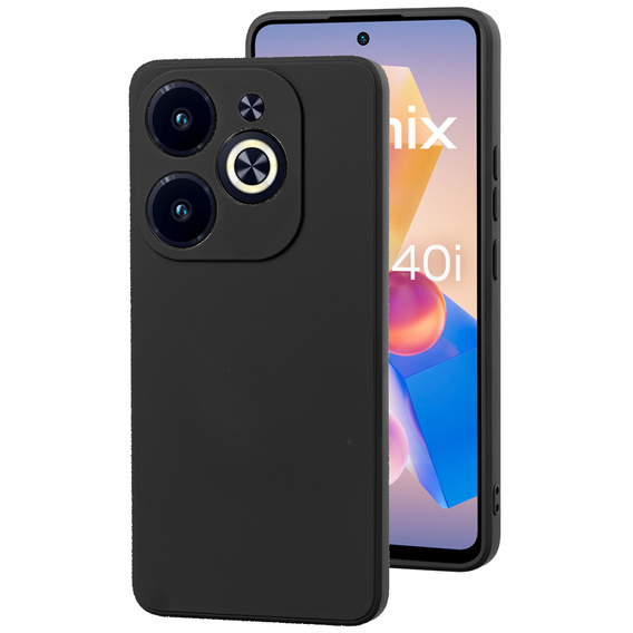Чoхол до Infinix Hot 40i, Silicone Lite, чорний