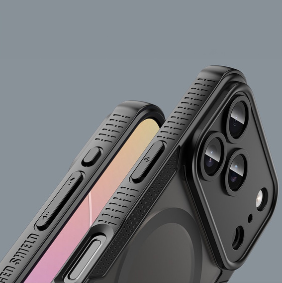 Чохол для iPhone 17 Pro, для MagSafe, броньований, чорний