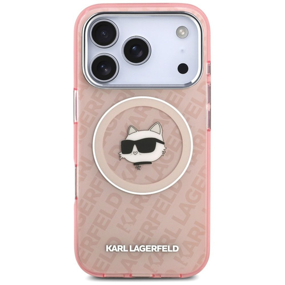 Чехол для телефона Karl Lagerfeld IML Choupette Head Logo MagSafe для iPhone 17 Pro Max