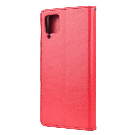 Чохол-книжка для Samsung Galaxy A12 / M12 / A12 2021, Butterfly, червоний
