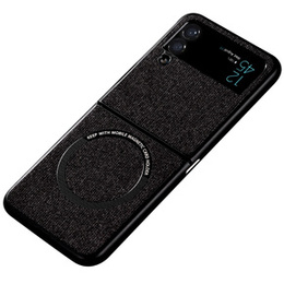 Чохол для Samsung Galaxy Z Flip4 5G, Cloth Texture, Black