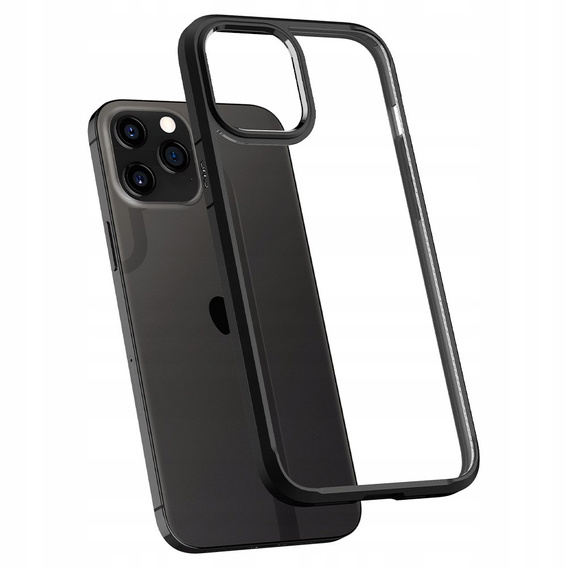 Чехол Spigen до iPhone 12/12 Pro, Ultra Hybrid, Мэтт чёрный