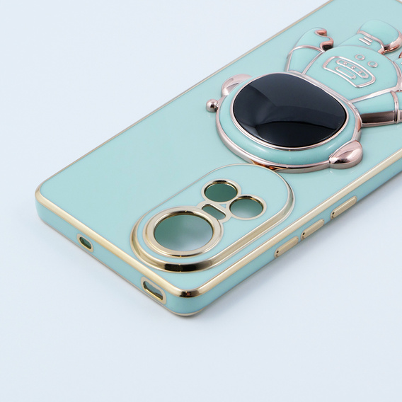 Чoхол до Oppo Reno 10 / 10 Pro, Astronaut, зелений