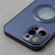 Чехол для iPhone 12 Pro, Dual Glass, для Magsafe, фиолетовый