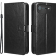 Откидной чехол для Asus ROG Phone 7 5G, Crazy Horse Wallet, чёрный
