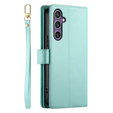 Чохол-книжка для Samsung Galaxy S25+ Plus, Wallet Zipper Pocket, зелений
