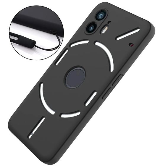 Чoхол до Nothing Phone 2, Silicone Lite, чорний