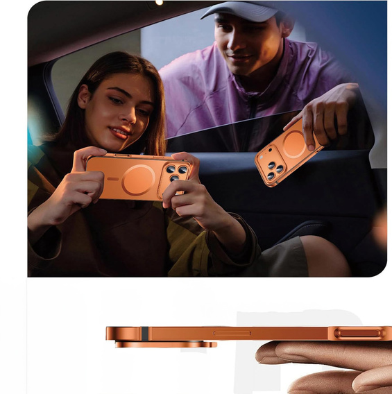 Чехол Metal Frame для MagSafe для iPhone 17 Pro