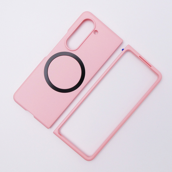 Чехол Skin-touch для Samsung Galaxy Z Fold5 5G, MagSafe, розовый