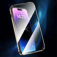 Магнітний чохол Dual Glass MagSafe для iPhone 15 Pro, золотий