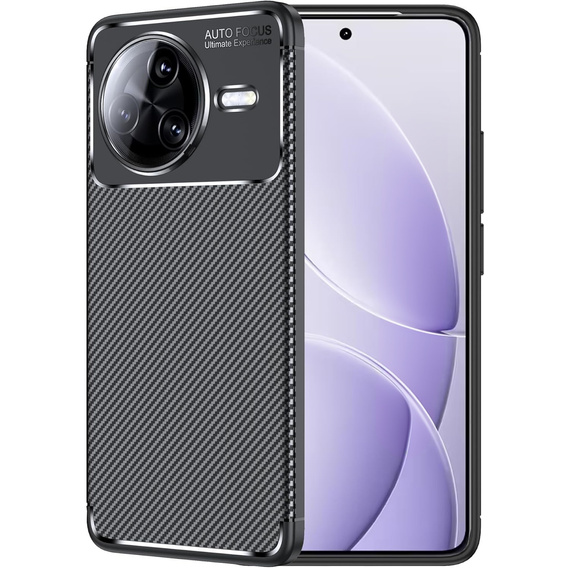 Чехол до Xiaomi Poco F7 Ultra, Carbon, чёрный