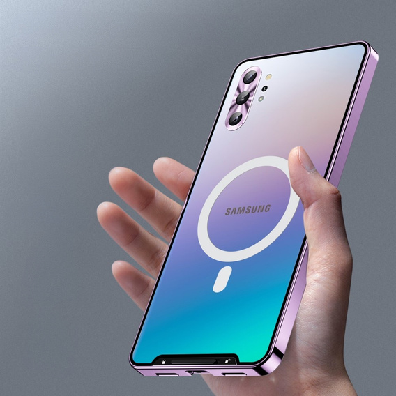 Захисний чохол для камери Samsung Galaxy Note 10+ Plus, CamShield MagSafe, прозорий / фіолетовий