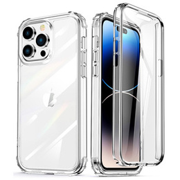 Чехол для iPhone 14 Pro, Shockproof, с пленкой, прозрачный