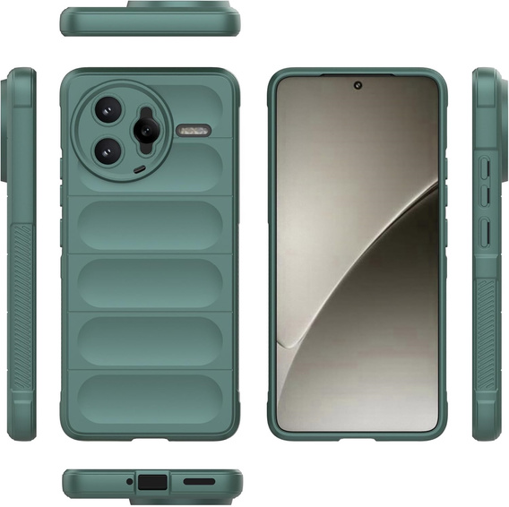Чехол до Xiaomi Poco F7 Ultra, Gaming Shockproof, зелёный