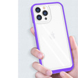 Чохол ERBORD Hybrid Frame для iPhone 13 Pro, Фіолетовий 