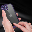 Чехол для iPhone 15 Plus, ERBORD Impact Guard, тёмно-фиолетовый