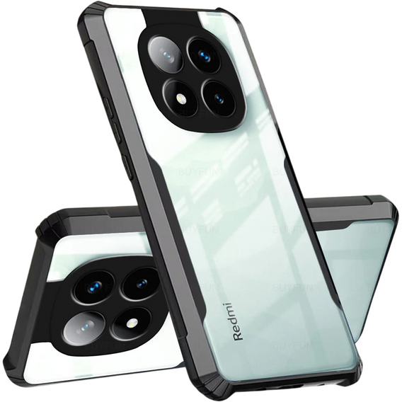 Чехол до Xiaomi Redmi Note 14 Pro, AntiDrop Hybrid, чёрный