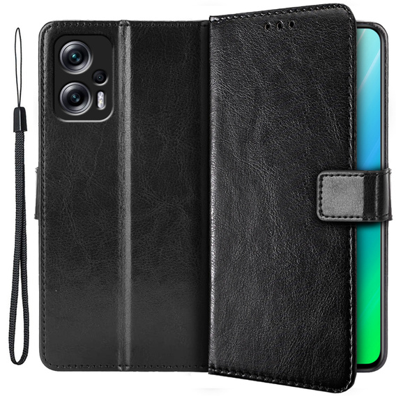 Чехол Wallet до Xiaomi Poco X4 GT 5G, Black