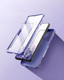 Чoхол до Samsung Galaxy S22, Suritch Full Body Marble, фіолетовий