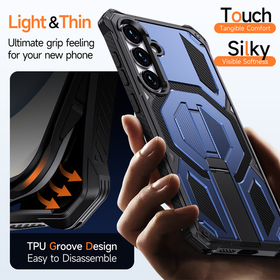 Захисний чохол із підставкою, сумісний із MagSafe, для Samsung Galaxy S25 FE