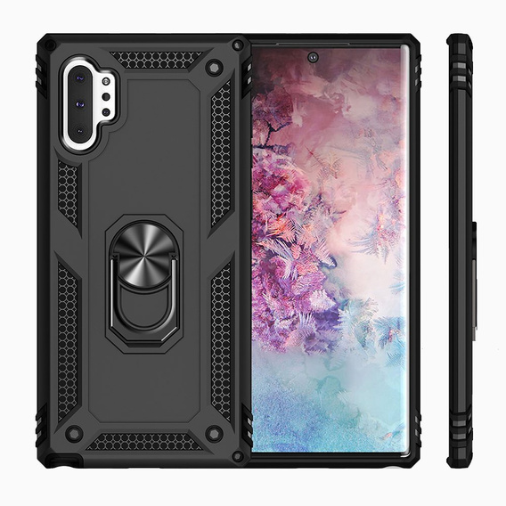 Броньований Чoхол до Samsung Galaxy Note 10+ Plus, Nox Case Ring, чорний