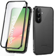 Чехол для Samsung Galaxy A56, Magnetic Dual Glass, чёрный